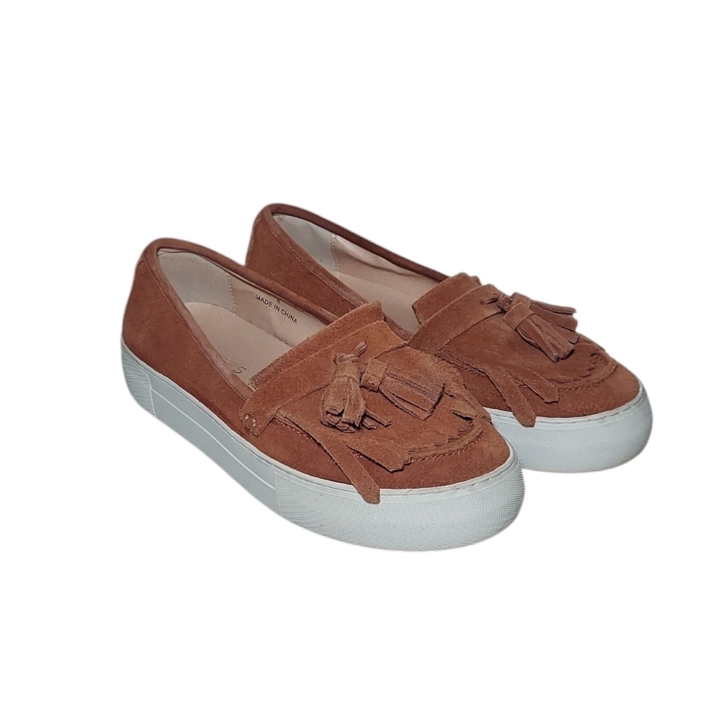 JSlides Rust Tassled Slip-On Loafer/Sneaker